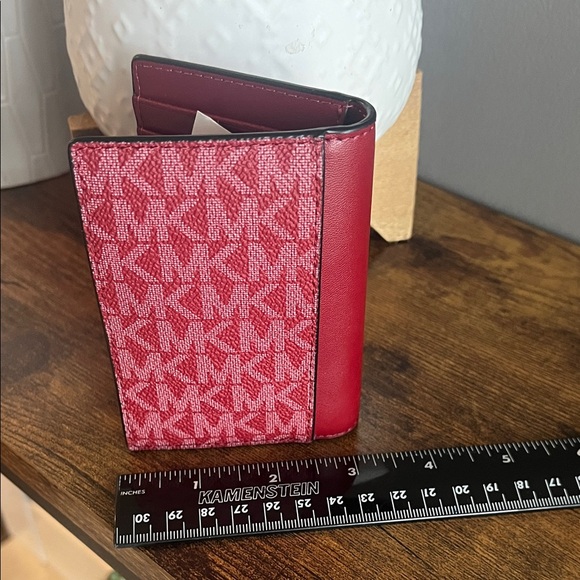 Michael Kors Red Cherry Card Holder - Picture 2 of 7